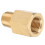 Laiton 1/8 NPT à 1/8 BSPT Pression d'huile 25 mm 13