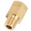 Laiton 1/8 NPT à 1/8 BSPT Pression d'huile 25 mm 1