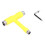 Skate Tool MultiFunction Portable Skateboard TType Hex Key Kit Fastener Hardware Yellow 2