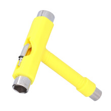 TType Skate Tool Kit di chiavi esagonali 10,5 x 9,8 cm giallo