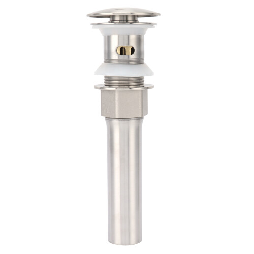 Bonde d'évier en acier inoxydable avec trop-plein, 220 mm 1