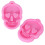 Stampo in silicone a forma di teschio 33 g -40C/230C 16