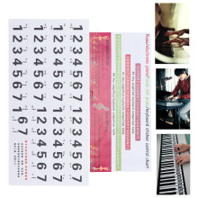Adesivi per tastiera del pianoforte in PVC 23,711,5cm(9,34,5 pollici)