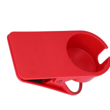 Morsetto porta bicchiere, grande, in ABS, 7,9 x 3,9 x 3,9 pollici, rosso
