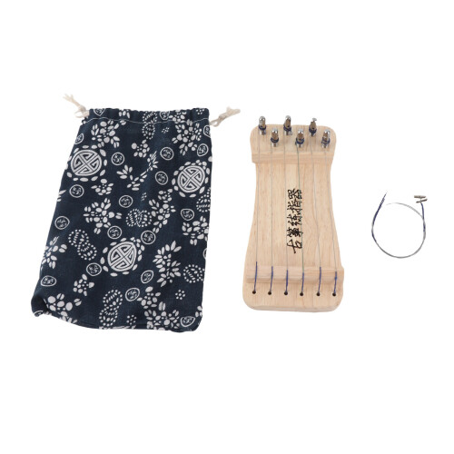 Allenatore di dita per zither a sei corde, colore legno, 21  9,5 cm 1