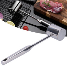 Martello per carne in acciaio inox 304 30x6x5cm 16oz argento