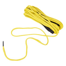 Corde de treuil en nylon synthétique, 15 m de long et 6 mm de diamètre, 7700 lb, jaune