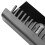 Porta extension per capelli a forma a U, 30x4x6 cm, Nero 9
