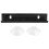 Porta extension per capelli a forma a U, 30x4x6 cm, Nero 2