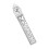 Righello metallico multifunzionale: 14,8 cm / 5,8 in 1