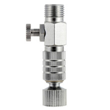 Raccord à dégagement rapide pour aérographe 1/8 po, argent, 4 pièces