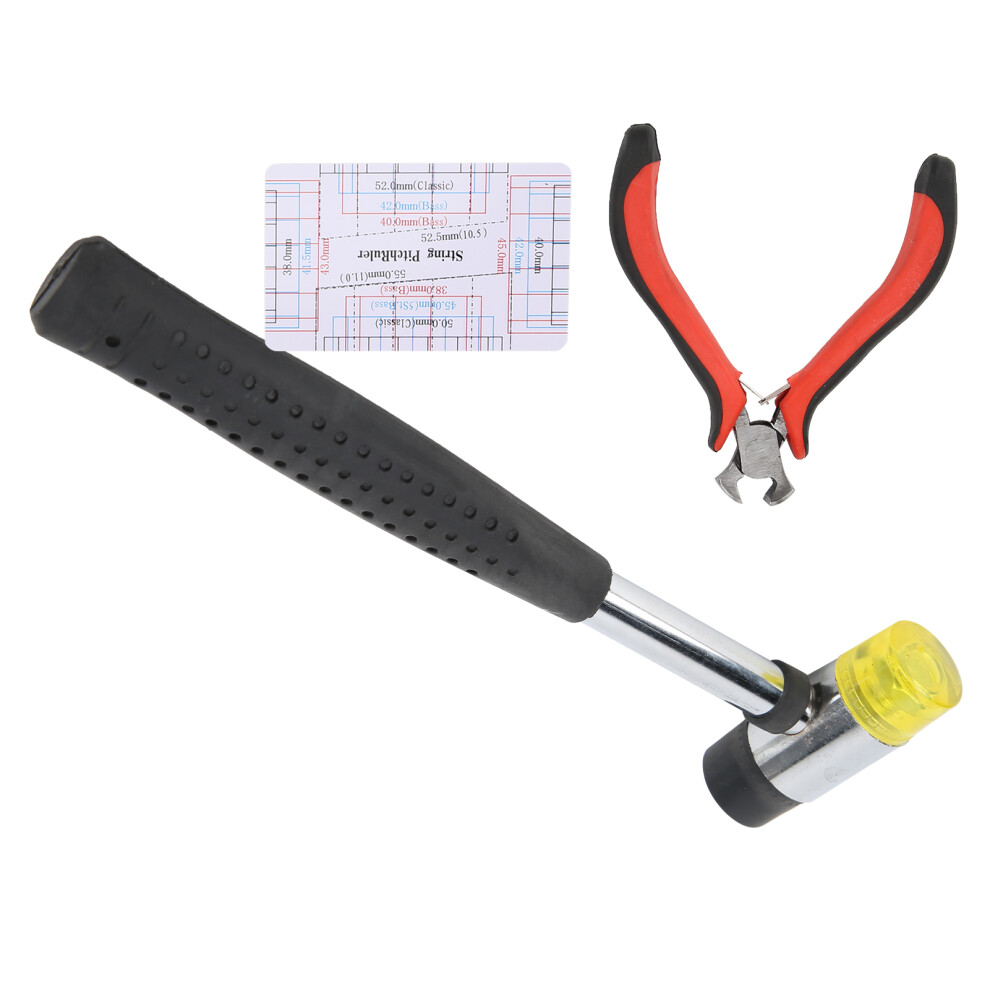 Guitar Repair Tool Set KnockResistant Ergonomic Handle with Double Head Hammer Kit for Bass-image-OPC-PHVZC7W-NEW
