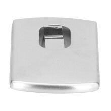 Portacarte in acciaio inossidabile 10x6,2x0,6 cm Argento