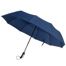 TenBones 10-Skel parapluie automatique, bleu foncé, 33 cm