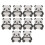 10 pezzi di toppe con strass termoadesive, arcobaleno, 6,5x6 cm 2
