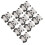 10 pezzi di toppe con strass termoadesive, arcobaleno, 6,5x6 cm 14