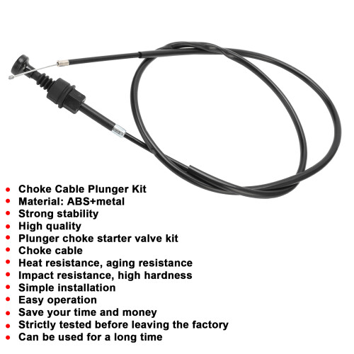 Kit pistone del cavo choke per TRX450FE/FM/ES/S, nero 2