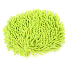 Spazzola per la pulizia dell'auto in chenille verde superassorbente