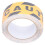 Ruban antidérapant PVC 4,8cmx5m 0,75mm Noir/Jaune 15