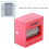 Glass Break Alarm Button Manual Reset Fireproof Red for Escape Door Security System 10