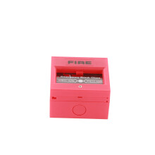 Glasbruchalarm-Button, Rot, Feuerschutz, Manuelle Zurücksetzung, Sicherheitssystem