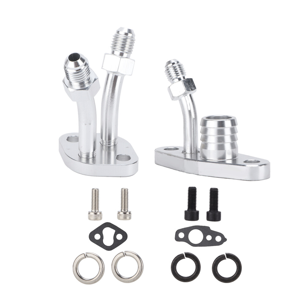 Car Turbo Oil Feed Drain Flange Kit Modification Replacement For Ct9 Ct12 Ct20 Ct26 Turbocharger 7671322643904
