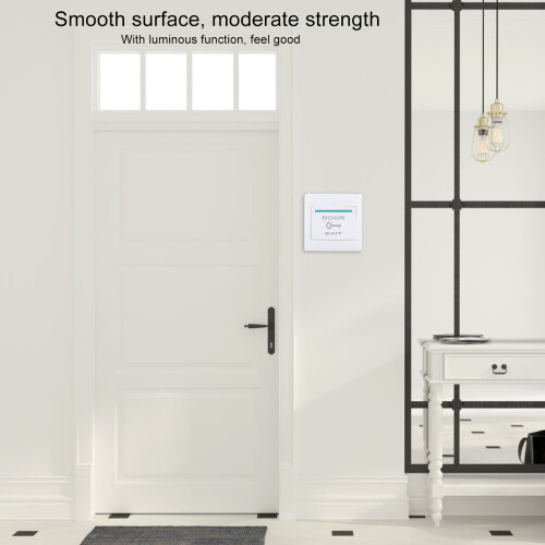 Door Exit Button 86 Type Fireproof Access Control System for Offices Communities Rental Houses 2