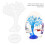 2 pezzi portagioie in silicone trasparente 165x217x8mm 6