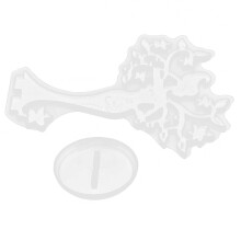 2 pièces de moule en silicone pour bijoux – transparent 165x217x8 mm