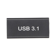 Adaptateur en aluminium Type-C femelle vers USB 3.1 Type-A 10 Gbps