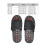 Pantoufles d'acupression 44-45 massage réflexologique 12