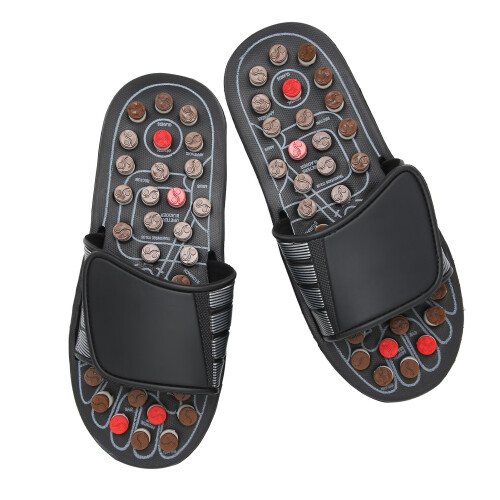 Pantoufles d'acupression 44-45 massage réflexologique