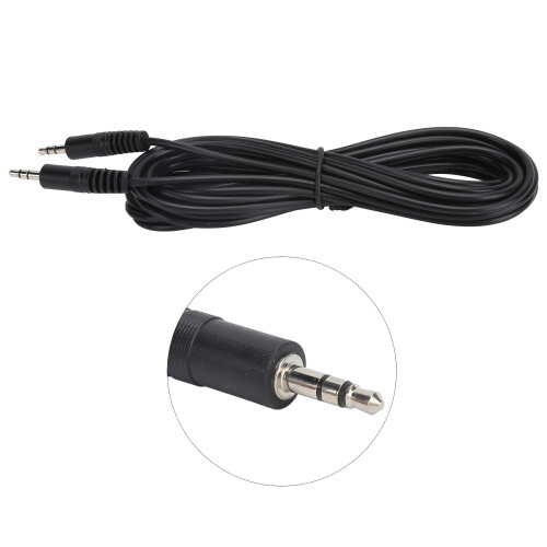Câble audio 3,5 mm, 5 m PVC - Couleur : telle que montrée