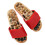 Pantoufles d'acupression Rouge39-40 429-449g bois 8