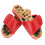Pantoufles d'acupression Rouge39-40 429-449g bois 7