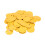 100 pezzi etichette rotonde per arnie 3,5 cm nero/giallo foro 7