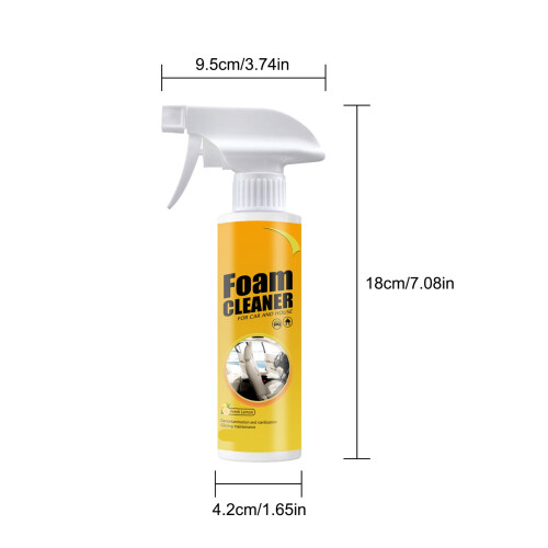 Detergente in schiuma per interni dell'auto, metallo 1
