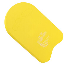 Tavola da nuoto a forma di U in EVA gialla, 43x29x2,8 cm, 272 g