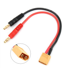 Câble RC à fiche banane XT60-4,0 mm, 15 cm, 14 AWG, tel qu’illustré