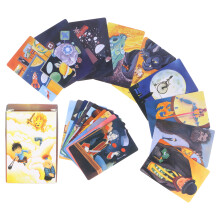 Ensemble de cartes de tarot mystérieux 9,5 6,2 cm Cadeau anglais
