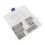 150pcs Cotter Pin Clips Assortment Stainless Steel 7 Specifications Split Pins Universal Car Accessory 13