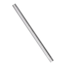 Raccord de tuyau de 20 cm, filetage mâle G1/4, argenté.
