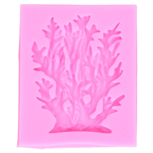 Stampo in silicone rosa a forma di corallo 42 g / 1,5 oz 1