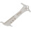 Righello per catena da mountain bike, 3-in-1, 131x54mm, argento 8