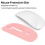 Copertura in silicone per mouse OS X 1/2 rosa 4