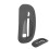 Protezione in silicone per mouse OS X 1/2 Space Gray morbida 11