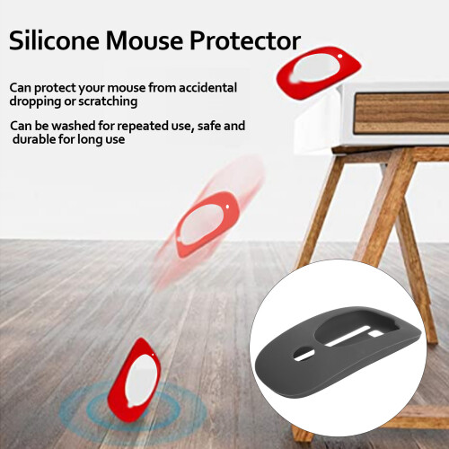 Protezione in silicone per mouse OS X 1/2 Space Gray morbida 2