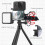 Specchio per selfie a ribalta 5x7cm nero, montaggio a slitta fredda 11