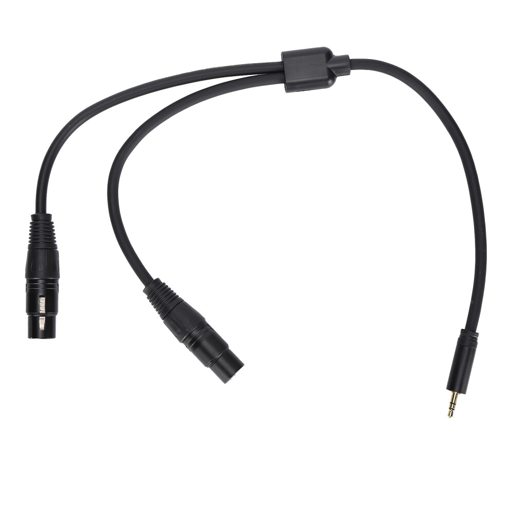 Jorindo Dual Xlr Female To 3.5Mm 1/8In Male Jack Cable Ysplitter Adapter Patch Cord 8431322651908