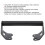 Motorcycle Navigation Bracket Bar Replacement for Suzuki VStrom DL1000 20172019 3